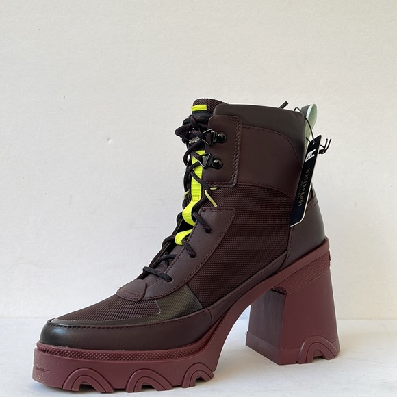 SOREL  Brex Heel Lace Waterproof Boot in New Cinder Sea Sprite - Picture 1 of 8